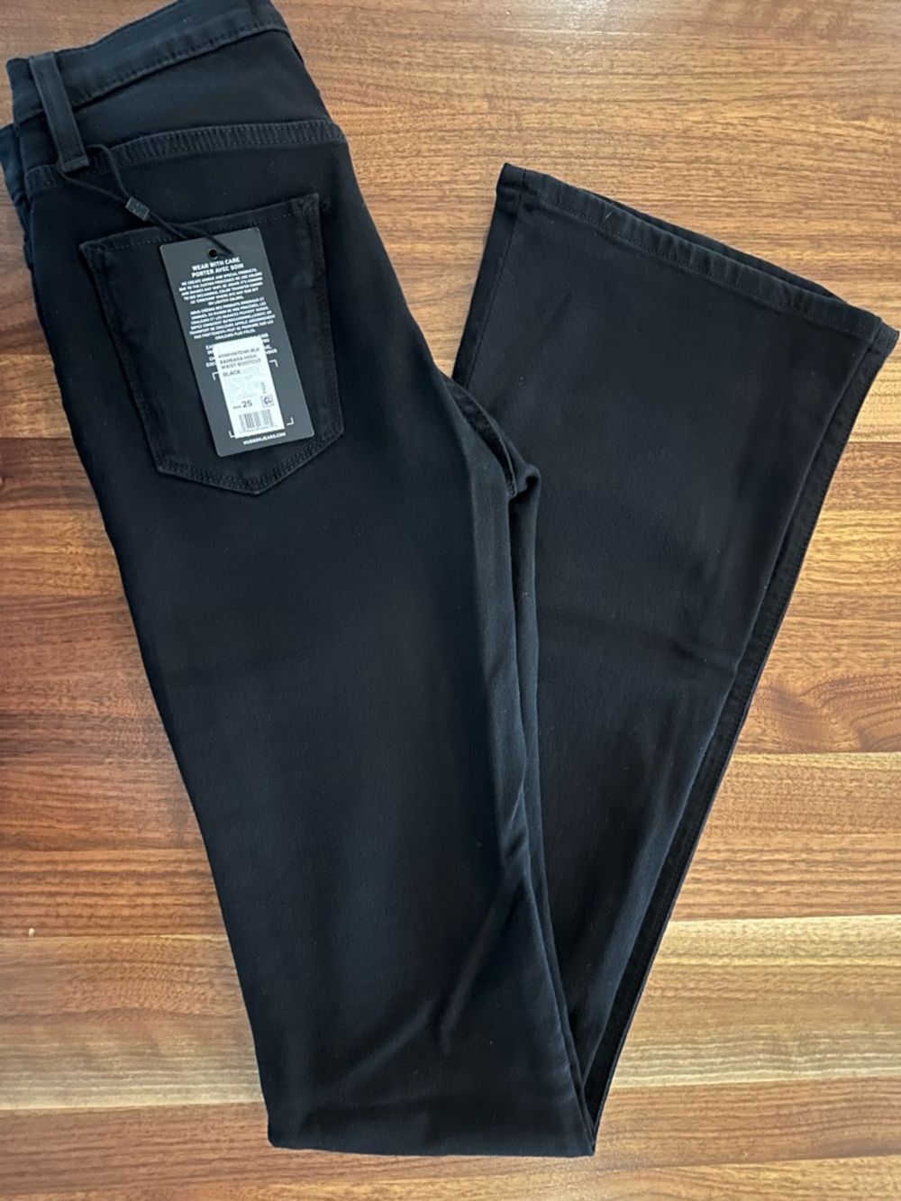 Hudson Barbara High Waist Bootcut Jeans – Size 25 – Black – NWT